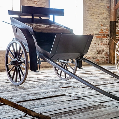 kuvassa vaunu vaunumuseossa